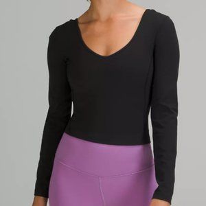 lululemon Align Long Sleeve Shirt Black Size 2